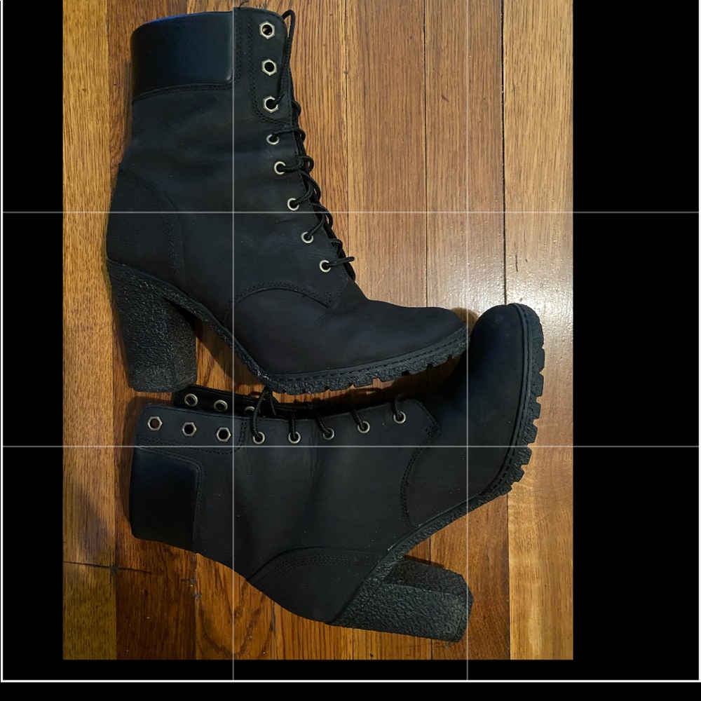 Timberland 7.5 black in real good condition